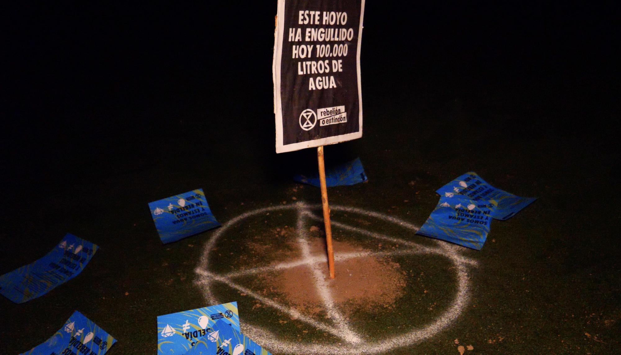 Acción de Rebelión o Extinción en un campo de golf en Madrid